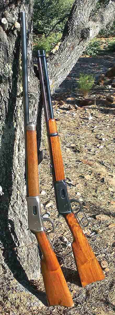 Winchester Model 94 carbines and rifles were introduced in two black-powder cartridges in 1894.
